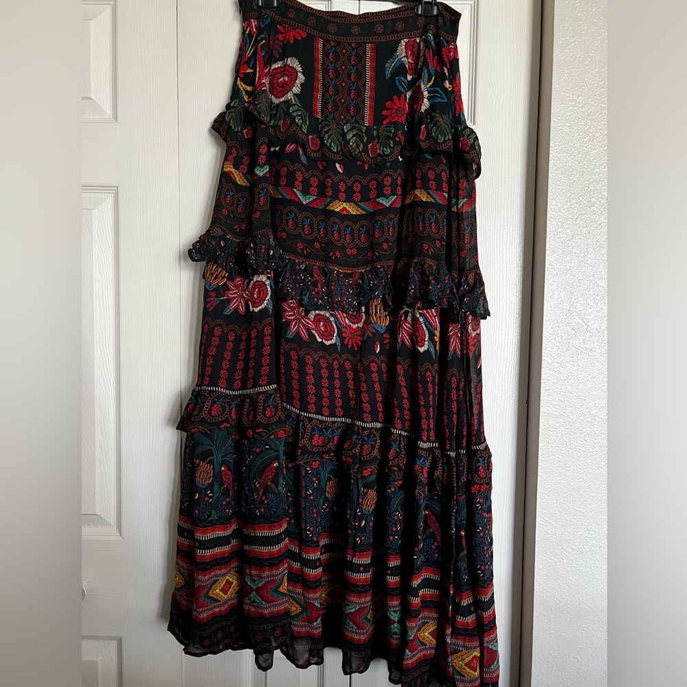 NWT Farm Rio Fruit Paradise Maxi Skirt size M